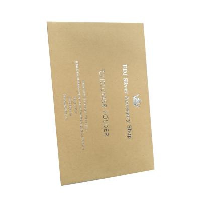 China Custom Business Envelope Original Design Luxury Brown Envelope With 120g Brown Kraft Paper for sale