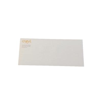 China Custom Short Business Envelope Lead Time Kraft Paper Envelope Packaging 120g With Company Logo 220*110mm for sale