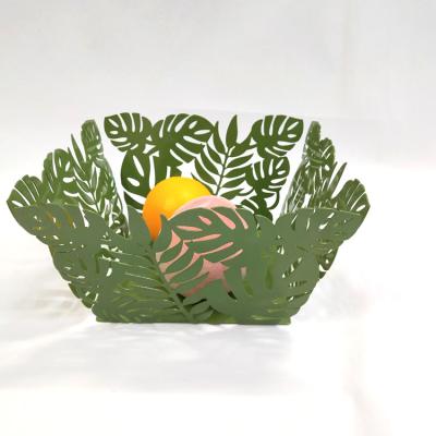 China Modern high quality viable metal fruit basket can drain water for sale