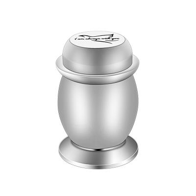 China Customize And Engraved Sliver Bird Cremation Urn For Human Ashes Jewelry for sale