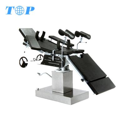 China Hot Sale Metal Manual Operation Table TOP-M1080 Different Kinds Of Medicaid China Hospital Bed for sale