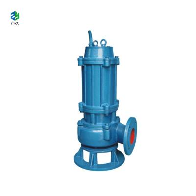 China WQ Submersible Sewage Pump 500m3/H Cast Iron Dirty Water Pump for sale