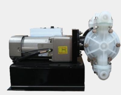 China DBY Electric Diaphragm Pump met Reductie Box veelzijdig voor verschillende toepassingen Te koop