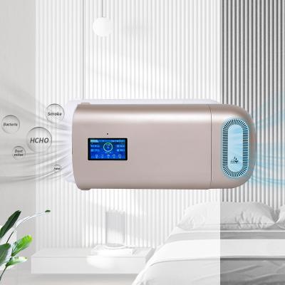 China High Quality Certification of Environmentally Friendly Air Freshener CCC 120 Volume Fresh Air System Intelligence Wall Mounted Home Air Purifier for sale