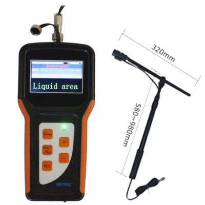 China FM200 NOVEC 1230 CO2 Halon Steel Handheld Tank Ultrasonic Liquid Level Gauge for sale