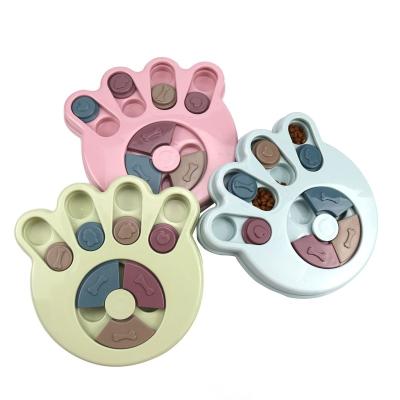 China High Quality Pet Non-automatic Intelligence Fun Interactive Toy Food Paw Puzzle Pet Game Educational Toy for sale