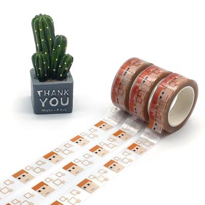 China Custom Waterproof Hd Printing Covered Washi Masking Tape Multifunctional Paper Gifts Wraps Decorated With Indian Washi Tape for sale