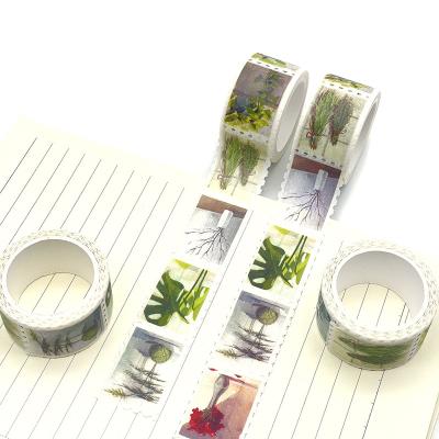 China Waterproof Cmyk Printing Clear Colorful Custom Printed Glitter Cloud Green Cloud Gift Stamp Washi Tape for sale