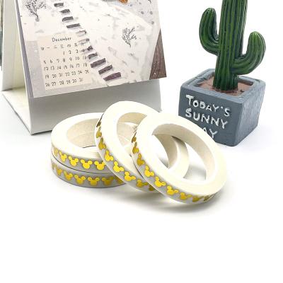 China Waterproof Dessert Supplier Painter Summer Style Stripe Supplies Aluminum Washi Masking Tape for sale