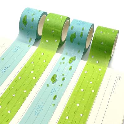 China Waterproof Custom Colorful Washi Tape Supplier Low Moq Manufacturer for sale