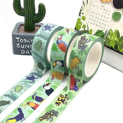 China Large Waterproof Office Or Commercial Adhesive Green Aluminum Foil Washi Tape Good Quality Contractor Paper for sale