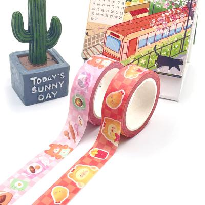 China Wholesale Waterproof Customize Design Printing Decorative Adhesive Tape Washi Tape for sale