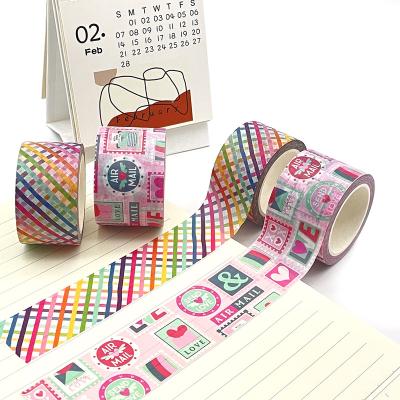 China Style Waterproof Pattern Blanking Decorative Diy Craft Gold Foil Washi Tape for sale