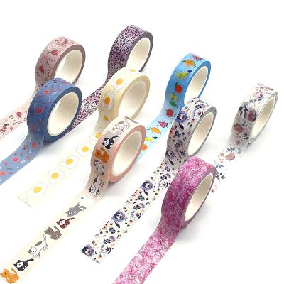 China Waterproof High Quality Custom Printed Happy Birthday Foil Make Washi Masking Tape for sale