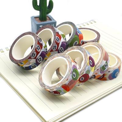 China Waterproof Customized Cute Printing Foil Blanking Paper Tape Washi For Packaging for sale