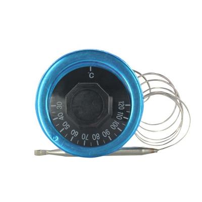 China 30~120 degree temperature control heating gas geyser capillary thermostat for pizza oven with knob WHD-120B for sale