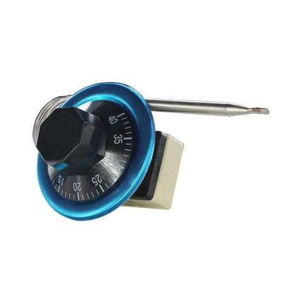 China Capillary Temperature Control Heating Gas Geyser Thermostat 0-40 Degree For Furnace With Knob WHD-40B for sale