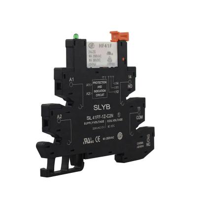 China Good Quality Sealed Mini Relay SL41FF-1Z-C2N 230VAC/DC Coil AC220V Slim Interface for sale