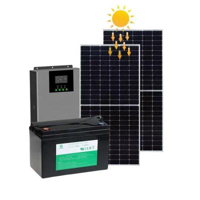 China Home And Commercial Appliances Hybrid Solar DC 12v To AC 220v Solar Power 1KVA Inverter With Battery Charger for sale