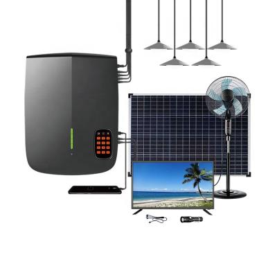 China Sunquest Home Solar System For TV Lighting 60W Solar Panel Complete System For Home South Africa for sale