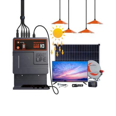 China Home Pay as You Go Solar Home System Paygo Africa Mini Off Grid Solar System for Lighting for sale