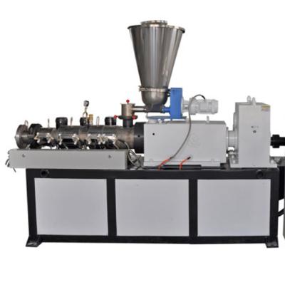 China Twin granules screw extruder SJZ80/132 extruder tube profile extruder machinery equipment for sale