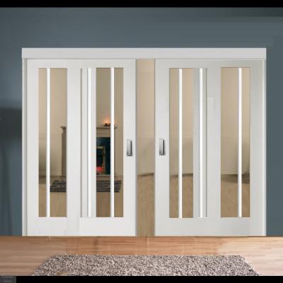 China High Quality And Customized Modern Warm Color Salt Office And Apartment Aluminum Insulated Sliding Doors for sale