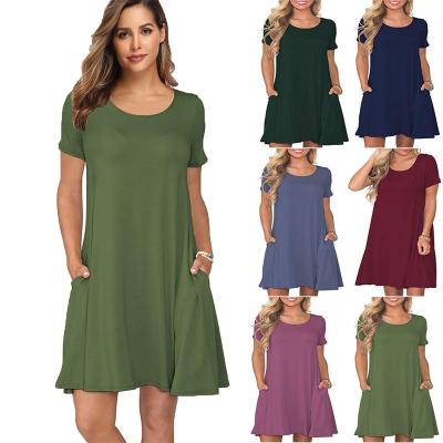 China Wholesale high quality anti-static fashion polyester jurk ladies plus size linen dress skirt casual dress for sale