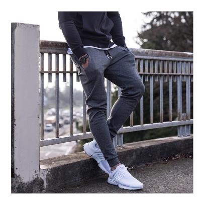 China hot selling new Anti-wrinkle products hose gray fashion polyester diary fitness jogger drawstring sweatpants men for sale