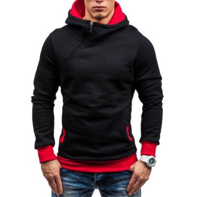 China anti-wrinkle full face low MOQ ao hoodie fashion everyday thick hoodie polyester zipper simple brown hoodie for sale