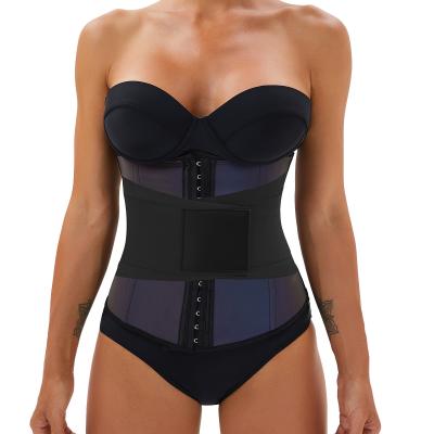 China Good Quality Antibacterial Waist Trainer Fashion Neoprene Corset Women Belly Wrap Waist Trainer Trimmer Belt Shapers for sale