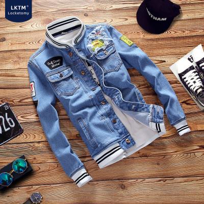 China Wholesale QUICK DRY Casual Denim Jacket Men Teens Boys Slim Fit Jeans Jackets And Coats for sale