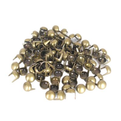 China Various Size Nickel Free Prong Round Dome Studs Spots Rivet For Leather Bags for sale