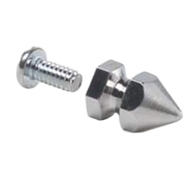 China Factory Price Nickel Free Alloy Studs Hex Rivetback Punk Studded Rivet Nickel Plated for sale