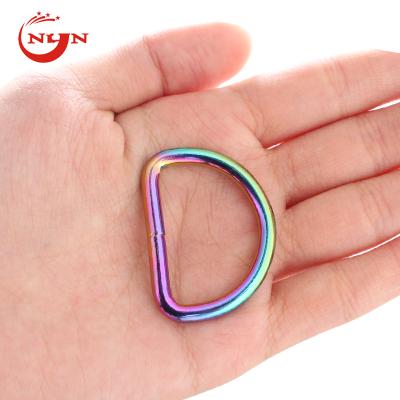 China Factory Price Metal Small Metal Solid D-rings for sale