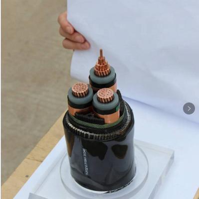 China Power transport 150mm2 200mm2 240mm2 xlpe insulated electrical copper conductor mv pvc power cable for sale