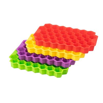 China Eco - Friendly Silicone Ice Cube Mold Easy Release And Ice Cube Trays Small Ice Cube Tray for sale