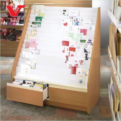 China Magazines Wooden Display Rack for sale