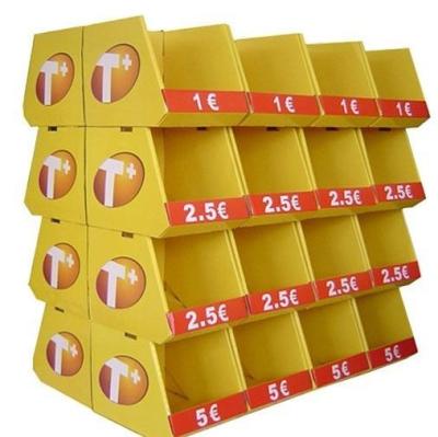 China Double-Side Retail Wood POS displays / Display Stands For Supermarket Promotion for sale