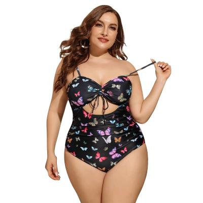 China Fat plus size woman swimwear bikini plus size swimwear bikini for sale