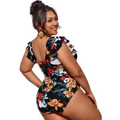 China Fat plus size woman swimwear bikini plus size swimwear bikini for sale