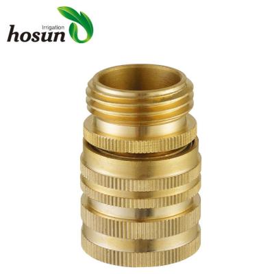 China Quick Connection Female+male Brass Hose Connector Quick Coupling for sale