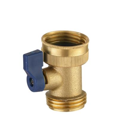 China Connection Garden Brass One Way Water Hose Shut Off Valve for sale