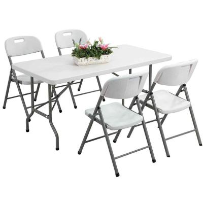 China Wholesale Adjustable Furniture White Modern Design Outdoor Dining Folding Tables (Size) 2 Buyers for sale