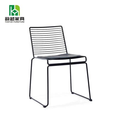 China Slipcovered dining chair gold metal wire chair bertoia wire chair for dining room for sale