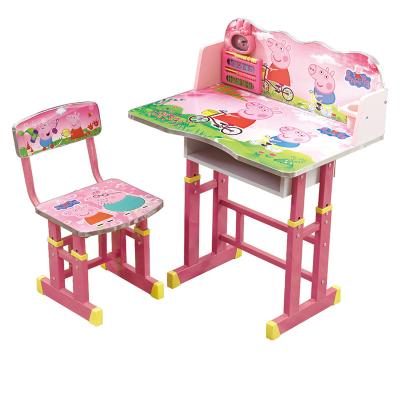 China Best Seller Modern Modern Children's Furniture Height Adjustable Kids Study Table And Chair Set for sale