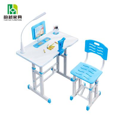 China Modern Cheap Modern Children's Furniture Height Adjustable Kids Study Table And Chair Set for sale