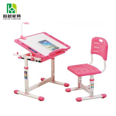 China Modern High Quality Modern Children's Furniture Height Adjustable Kids Study Table And Chair Set for sale