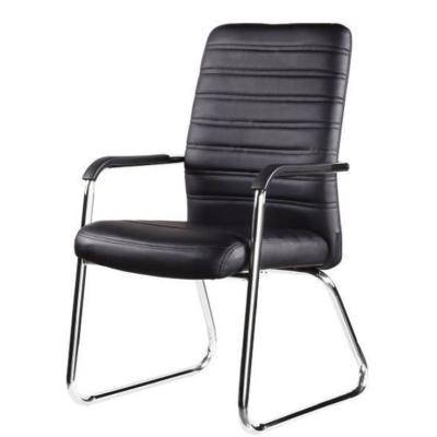 China Hot Selling High-back Adjustable Ergonomic Design Modern PU(Height)Computer Chair For Visitor Office Chair for sale