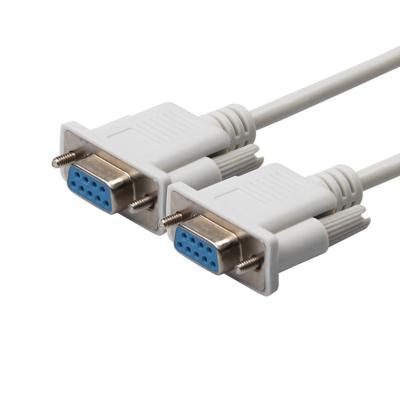 China Serial COMPUTER Factory Wholesale Price 1.5M 3M 5M 10m Serial RS232 DB9 Female To Female Extension Cable for sale